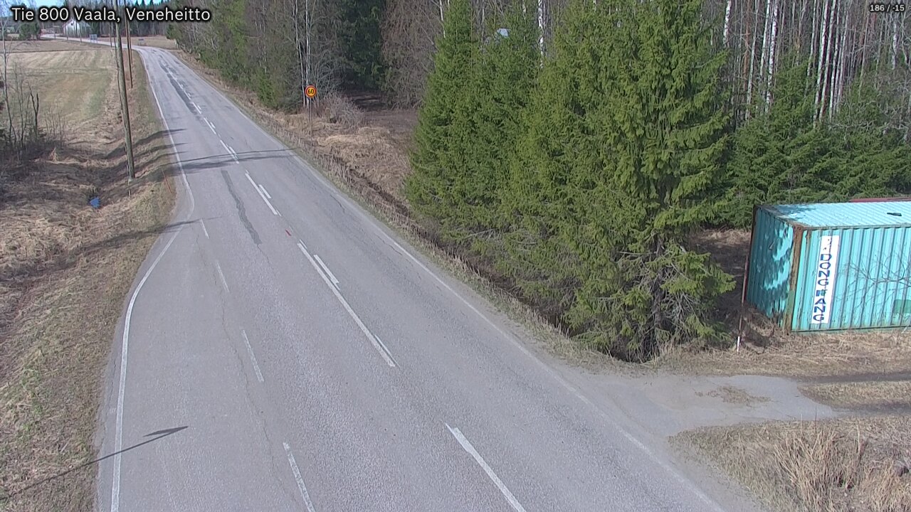 Kelikamerat Kuva Tie 800 Vaala, Veneheitto, Vaala, Pohjois-Pohjanmaa