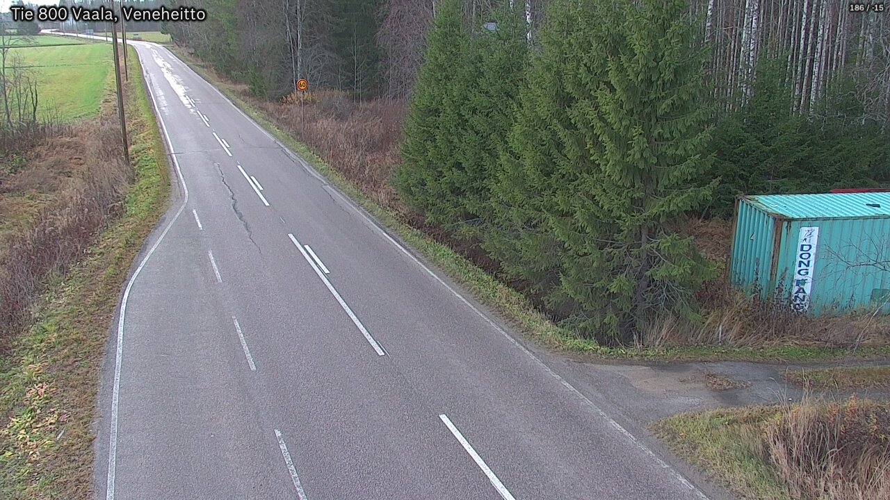 Kelikamerat Kuva Tie 800 Vaala, Veneheitto, Vaala, Pohjois-Pohjanmaa