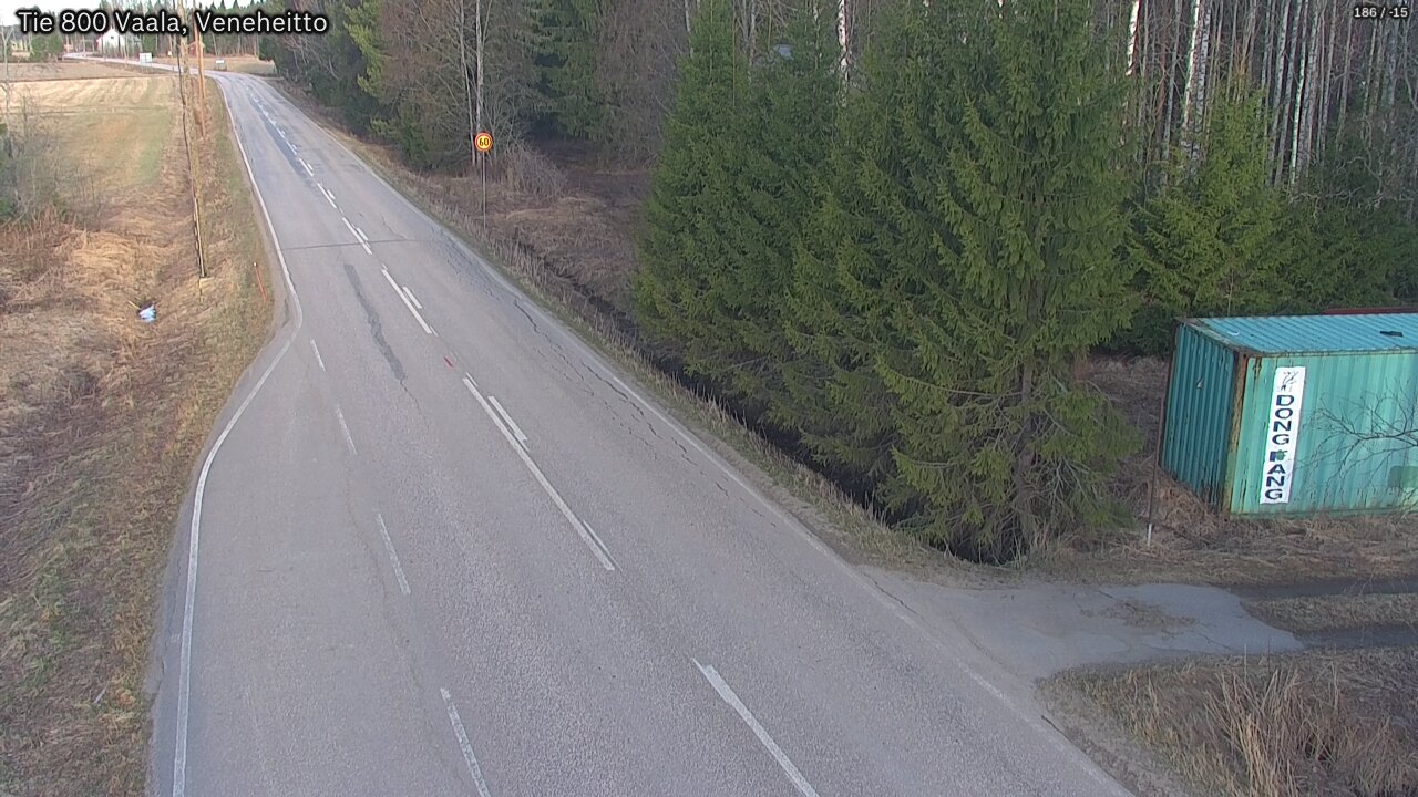 Kelikamerat Kuva Tie 800 Vaala, Veneheitto, Vaala, Pohjois-Pohjanmaa