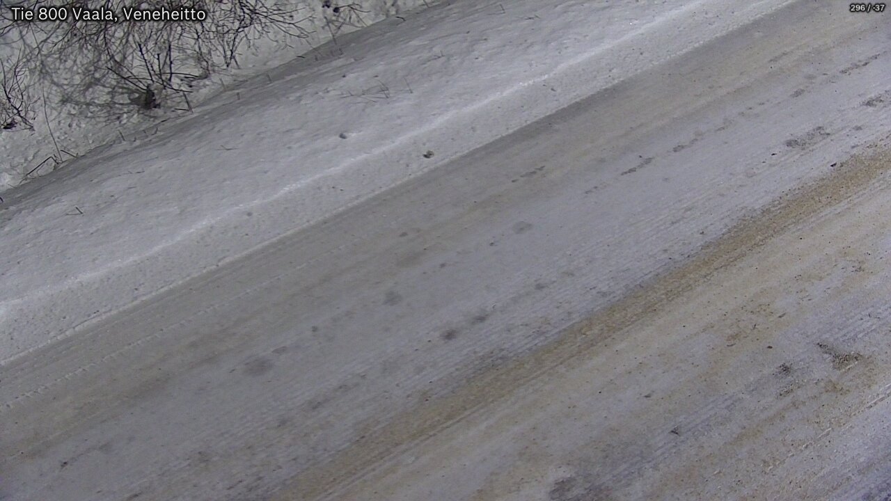 Weather Camera Image Väg 800 Vaala, Veneheitto, Vaala, Pohjois-Pohjanmaa