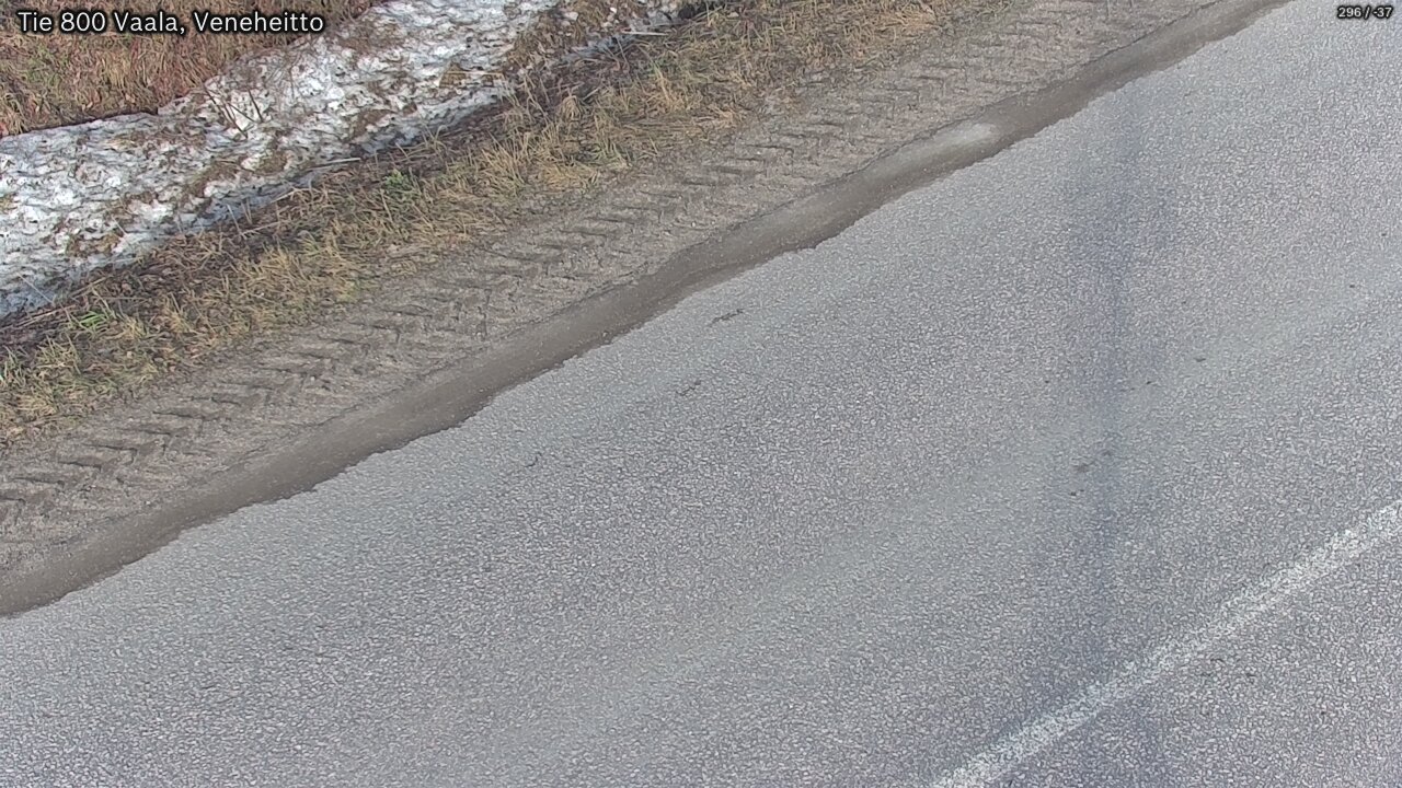 Weather Camera Image Väg 800 Vaala, Veneheitto, Vaala, Pohjois-Pohjanmaa