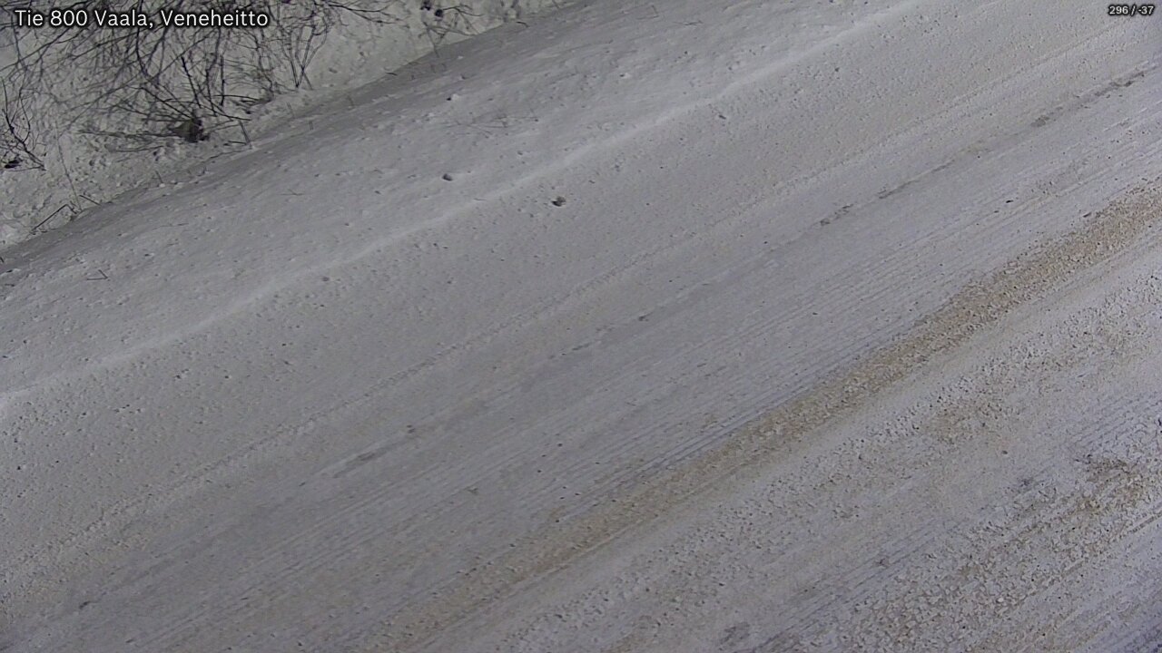 Weather Camera Image Väg 800 Vaala, Veneheitto, Vaala, Pohjois-Pohjanmaa