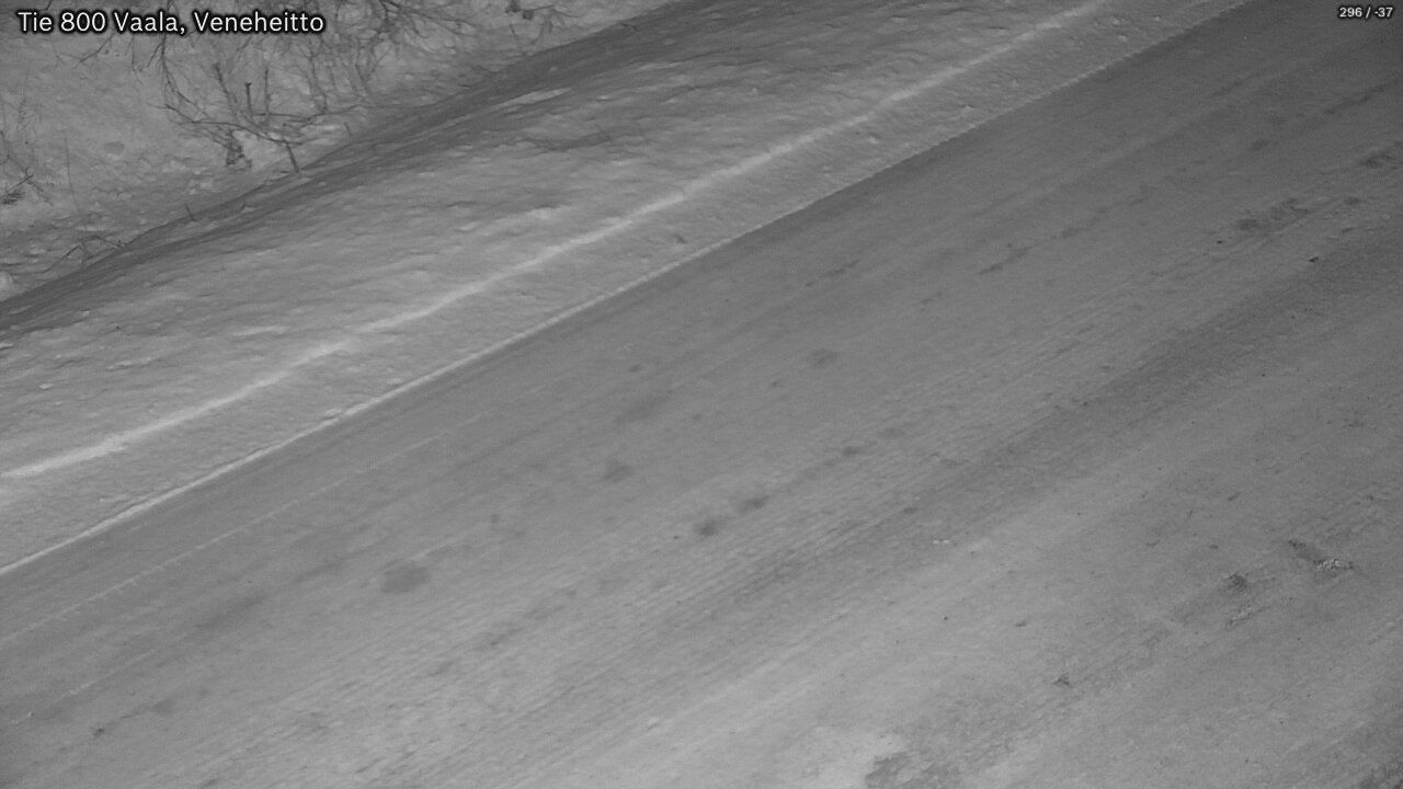 Weather Camera Image Väg 800 Vaala, Veneheitto, Vaala, Pohjois-Pohjanmaa