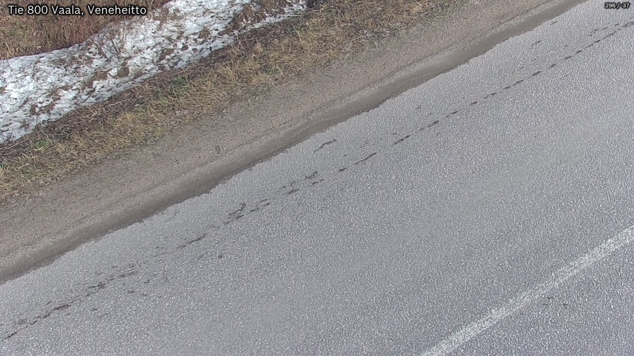 Weather Camera Image Road 800 Vaala, Veneheitto, Vaala, Pohjois-Pohjanmaa