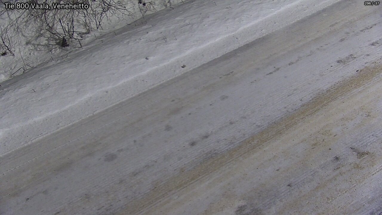 Weather Camera Image Väg 800 Vaala, Veneheitto, Vaala, Pohjois-Pohjanmaa