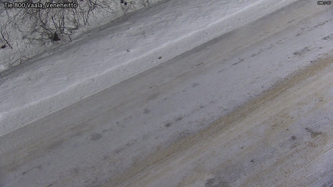 Weather Camera Image Väg 800 Vaala, Veneheitto, Vaala, Pohjois-Pohjanmaa