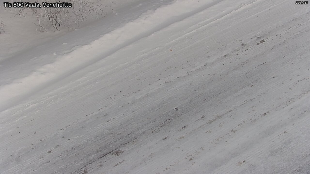 Weather Camera Image Road 800 Vaala, Veneheitto, Vaala, Pohjois-Pohjanmaa