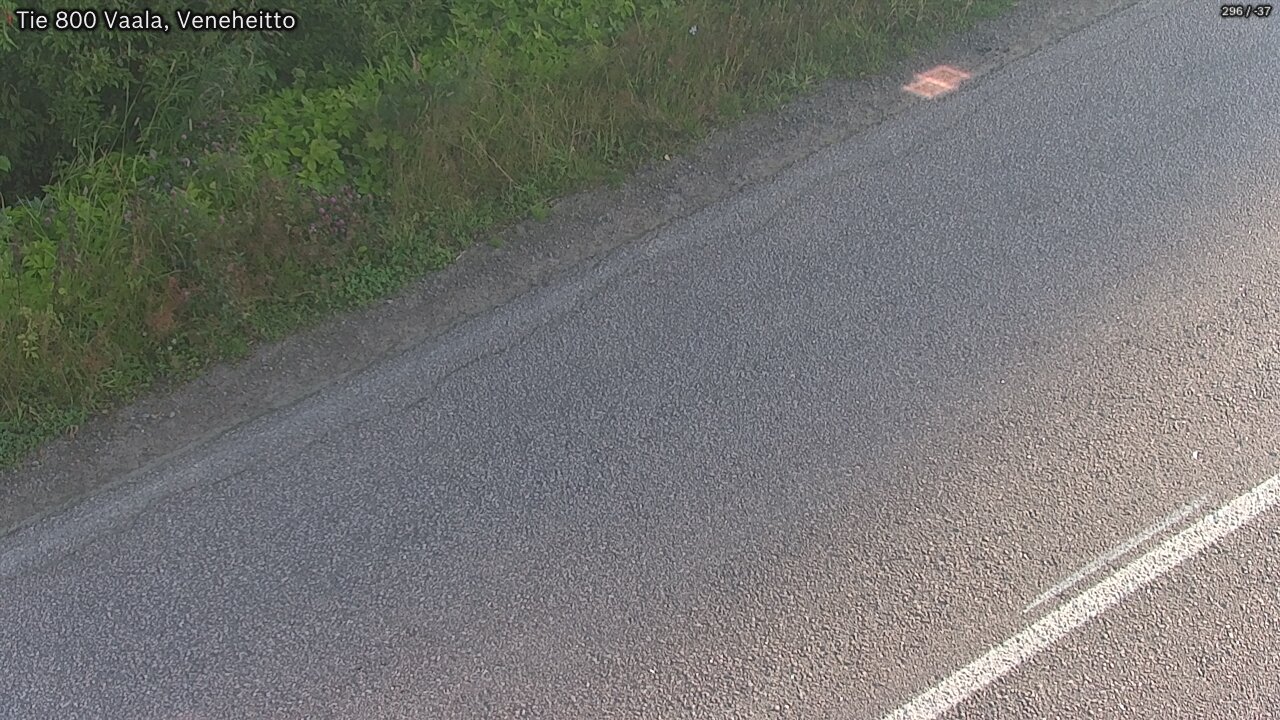 Weather Camera Image Väg 800 Vaala, Veneheitto, Vaala, Pohjois-Pohjanmaa
