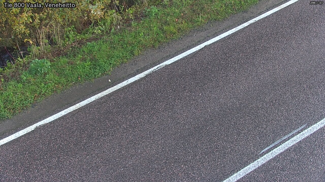 Weather Camera Image Road 800 Vaala, Veneheitto, Vaala, Pohjois-Pohjanmaa