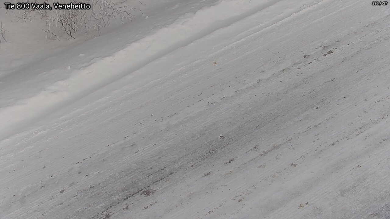 Weather Camera Image Road 800 Vaala, Veneheitto, Vaala, Pohjois-Pohjanmaa