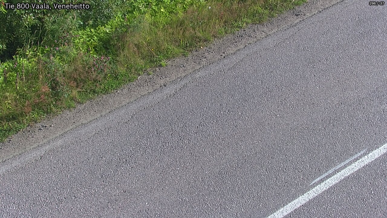 Weather Camera Image Väg 800 Vaala, Veneheitto, Vaala, Pohjois-Pohjanmaa