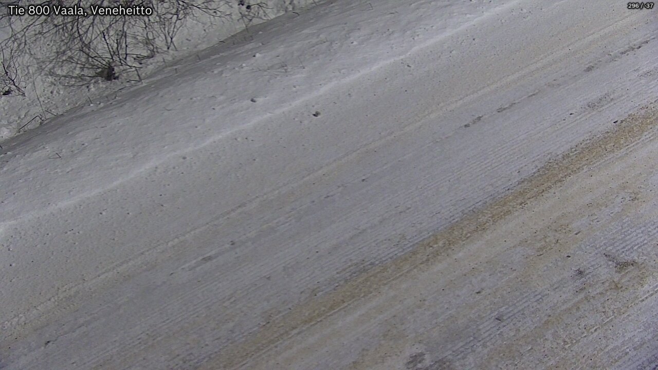 Weather Camera Image Väg 800 Vaala, Veneheitto, Vaala, Pohjois-Pohjanmaa