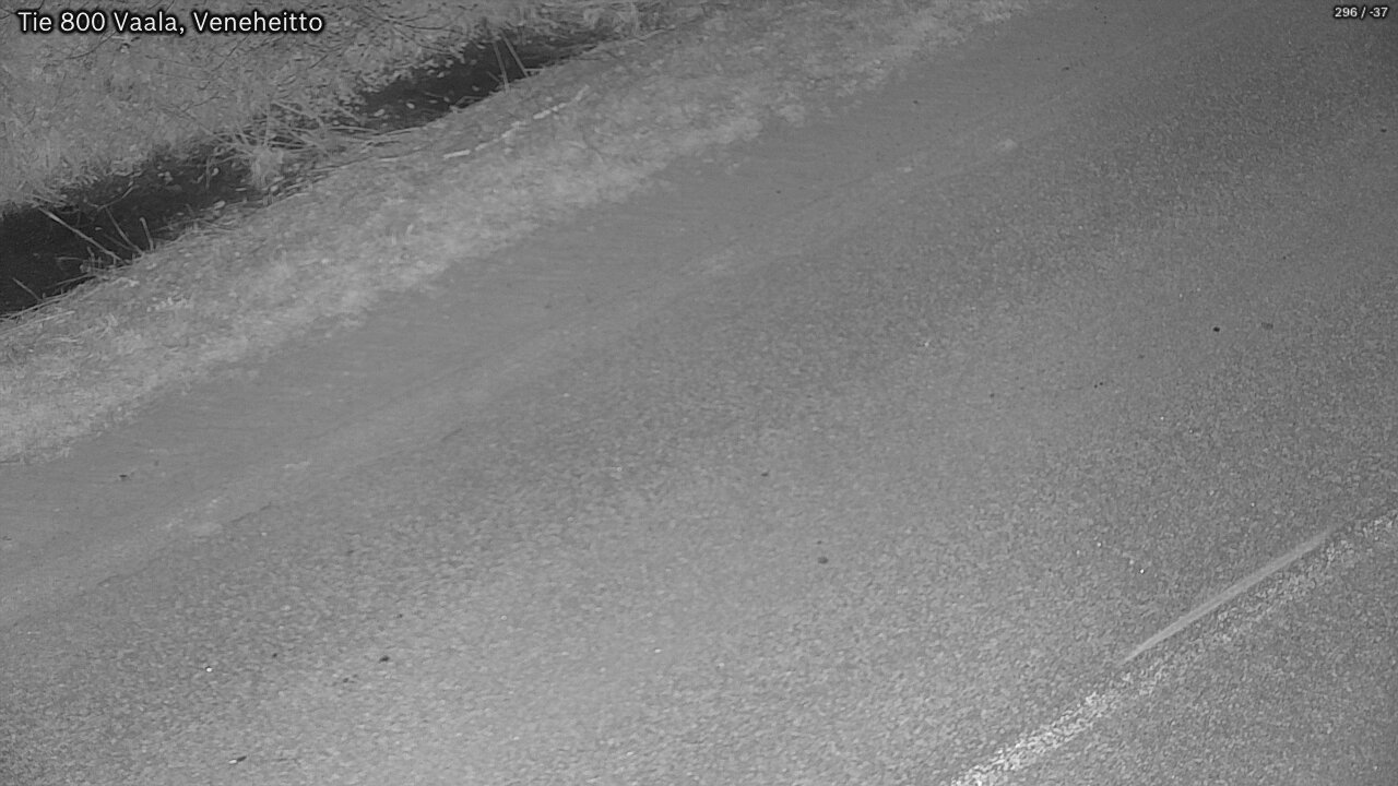 Weather Camera Image Väg 800 Vaala, Veneheitto, Vaala, Pohjois-Pohjanmaa