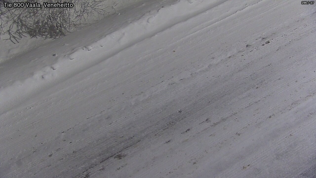 Weather Camera Image Road 800 Vaala, Veneheitto, Vaala, Pohjois-Pohjanmaa