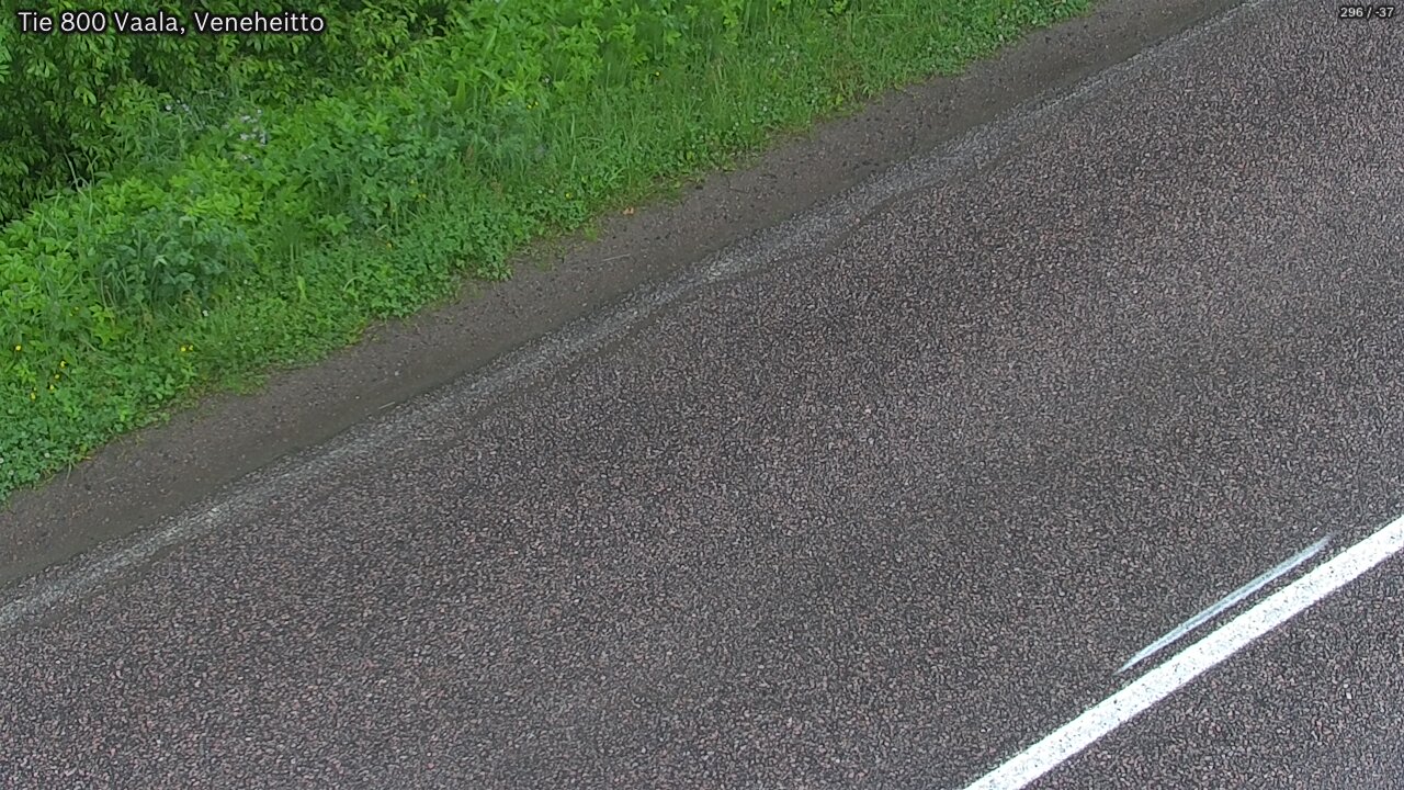 Weather Camera Image Road 800 Vaala, Veneheitto, Vaala, Pohjois-Pohjanmaa