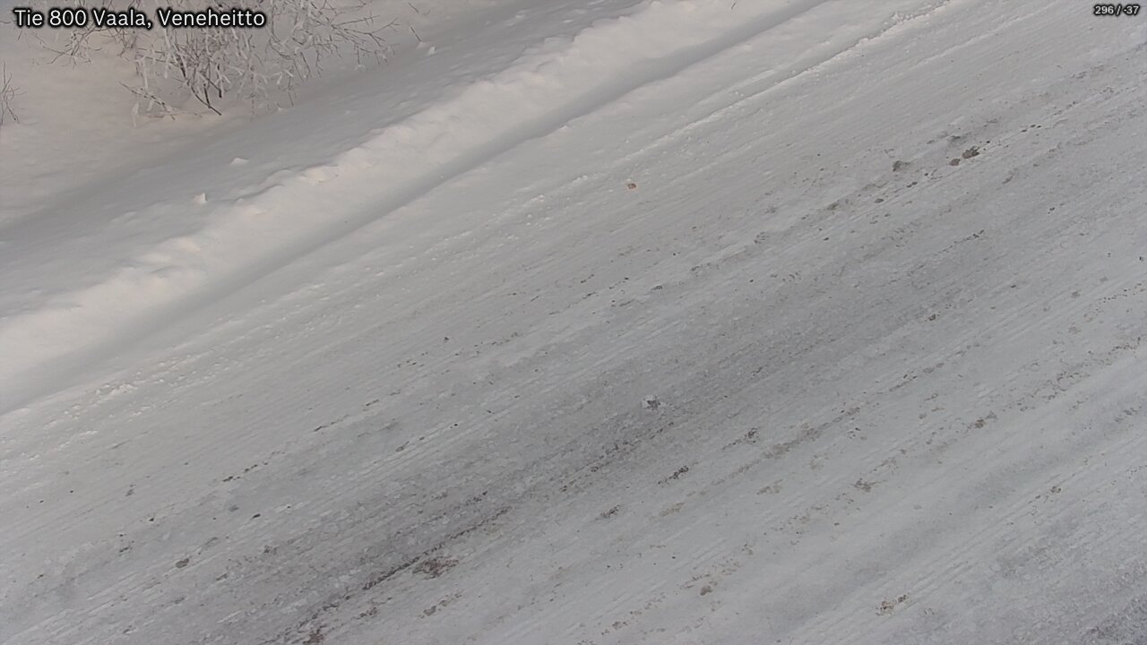 Weather Camera Image Road 800 Vaala, Veneheitto, Vaala, Pohjois-Pohjanmaa