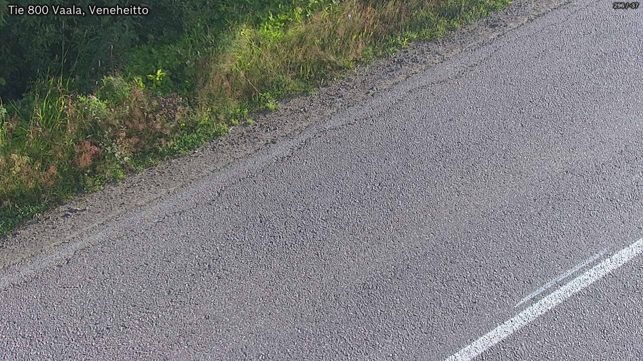 Weather Camera Image Väg 800 Vaala, Veneheitto, Vaala, Pohjois-Pohjanmaa