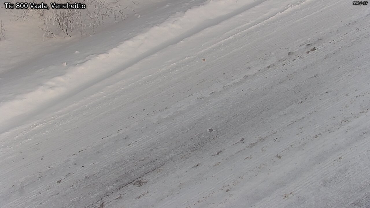 Weather Camera Image Road 800 Vaala, Veneheitto, Vaala, Pohjois-Pohjanmaa