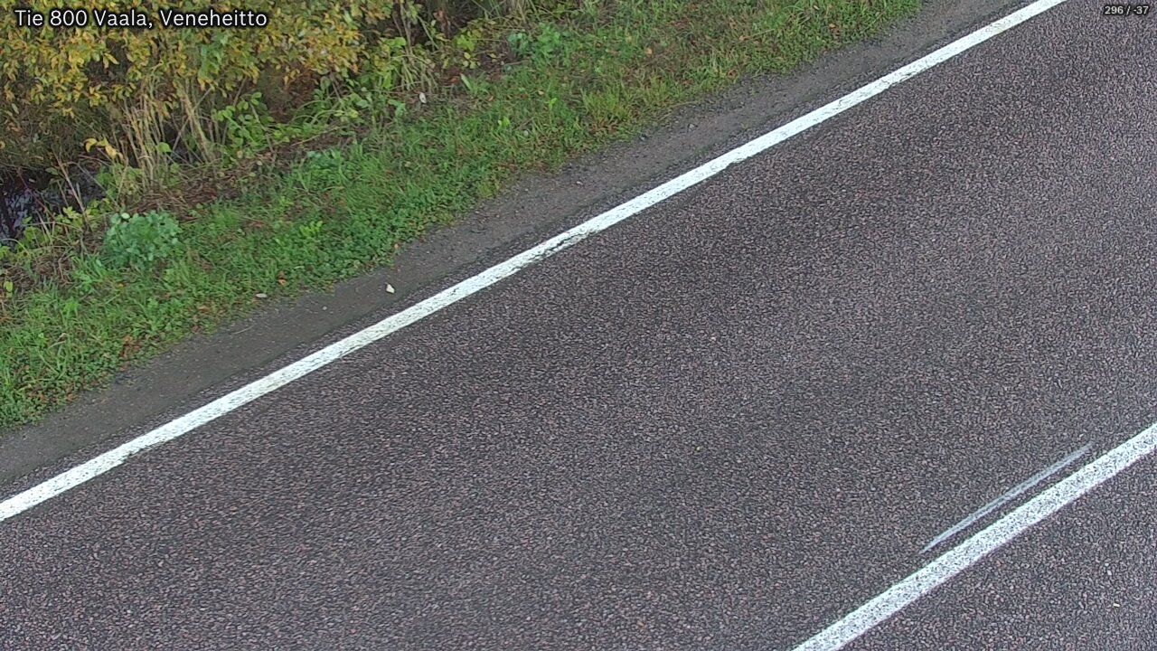 Weather Camera Image Road 800 Vaala, Veneheitto, Vaala, Pohjois-Pohjanmaa