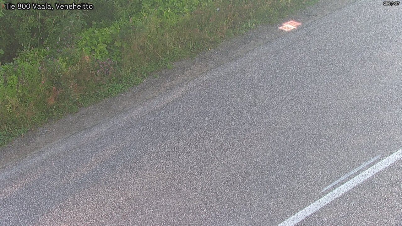 Weather Camera Image Väg 800 Vaala, Veneheitto, Vaala, Pohjois-Pohjanmaa