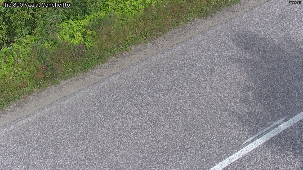 Weather Camera Image Road 800 Vaala, Veneheitto, Vaala, Pohjois-Pohjanmaa