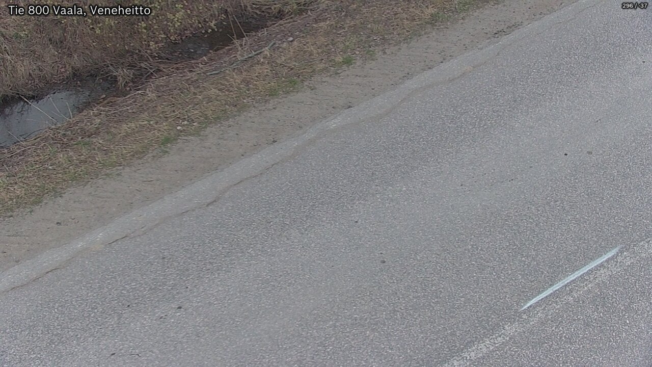 Weather Camera Image Väg 800 Vaala, Veneheitto, Vaala, Pohjois-Pohjanmaa