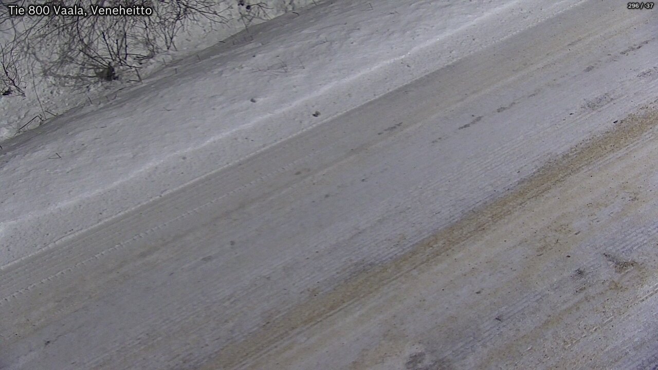 Weather Camera Image Väg 800 Vaala, Veneheitto, Vaala, Pohjois-Pohjanmaa