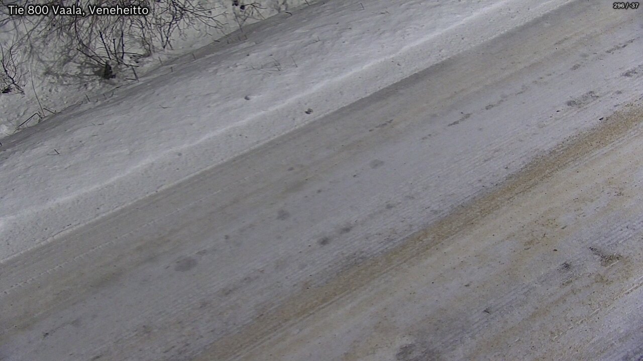 Weather Camera Image Väg 800 Vaala, Veneheitto, Vaala, Pohjois-Pohjanmaa