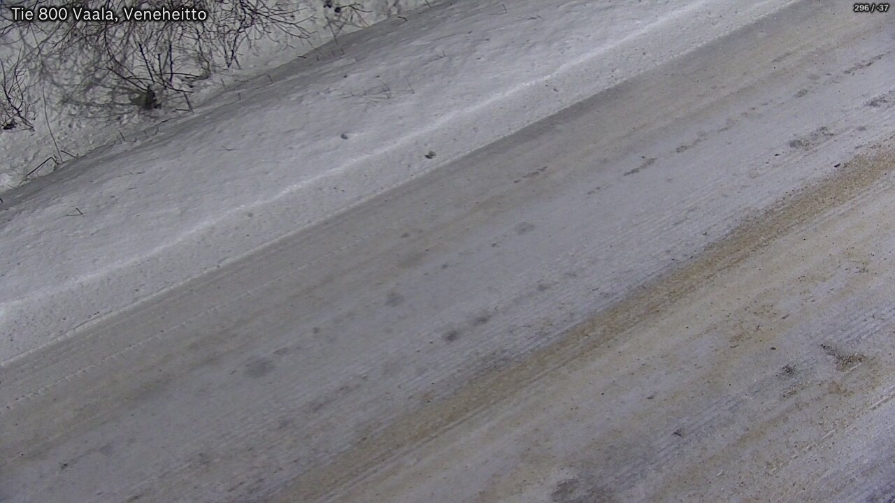 Weather Camera Image Väg 800 Vaala, Veneheitto, Vaala, Pohjois-Pohjanmaa