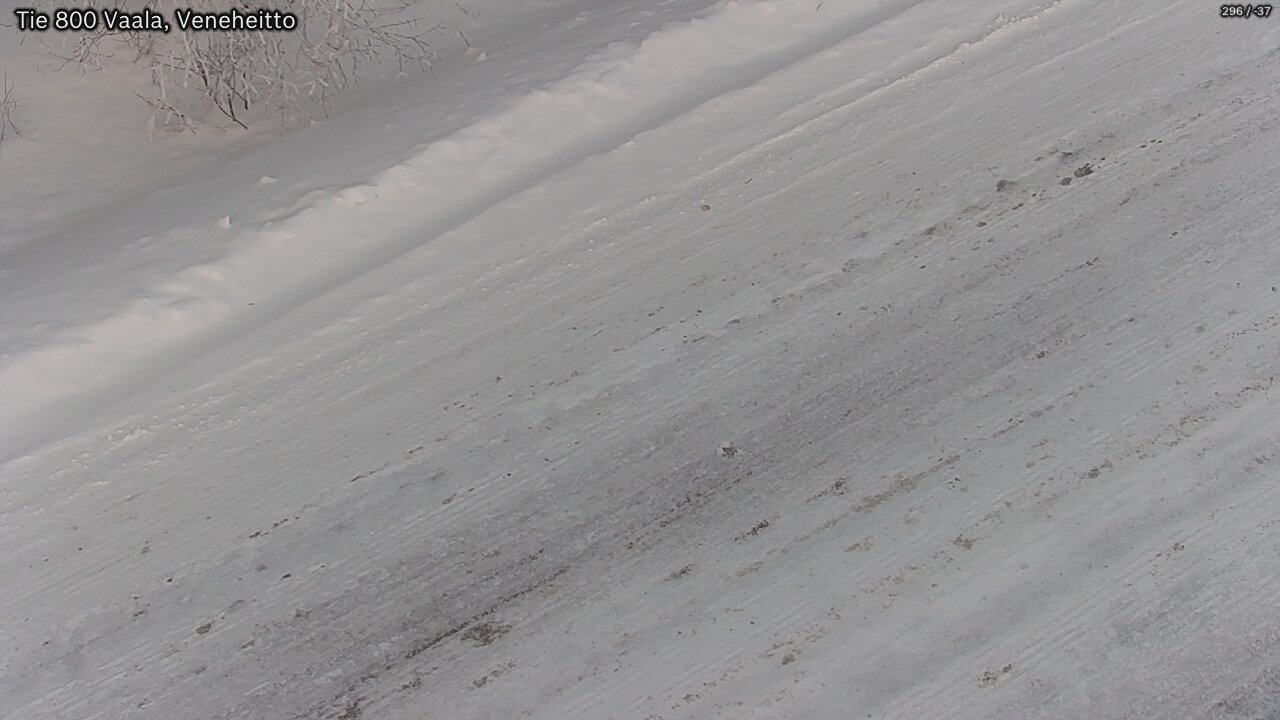 Weather Camera Image Road 800 Vaala, Veneheitto, Vaala, Pohjois-Pohjanmaa