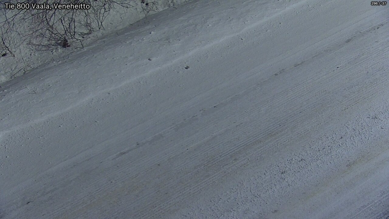 Weather Camera Image Väg 800 Vaala, Veneheitto, Vaala, Pohjois-Pohjanmaa