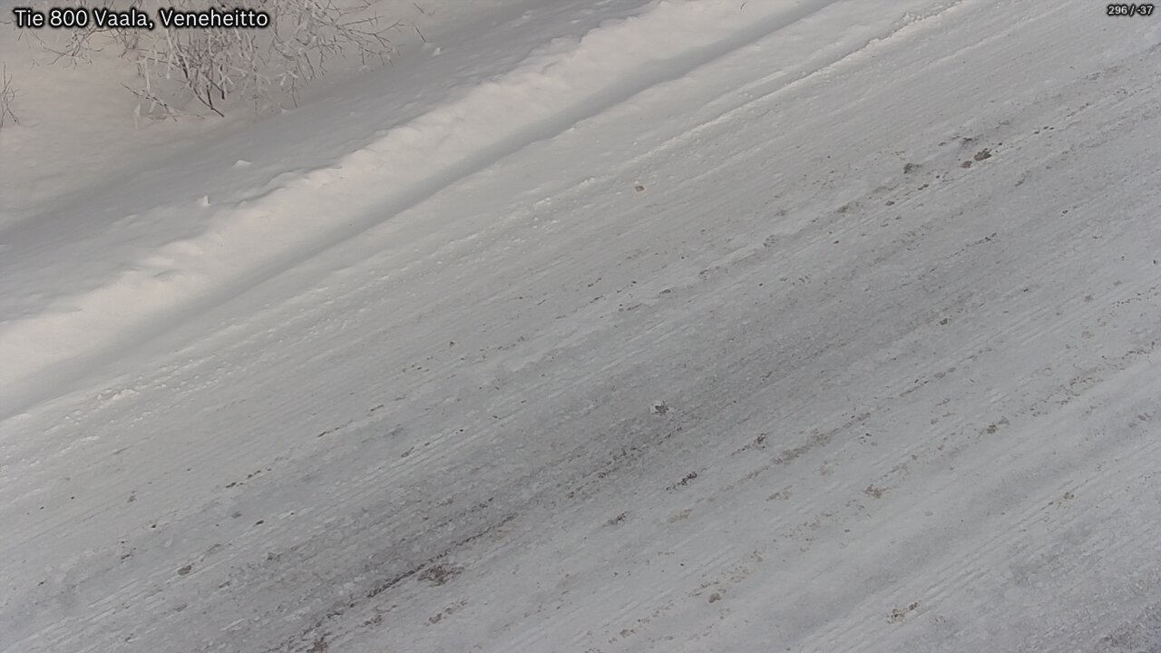 Weather Camera Image Road 800 Vaala, Veneheitto, Vaala, Pohjois-Pohjanmaa