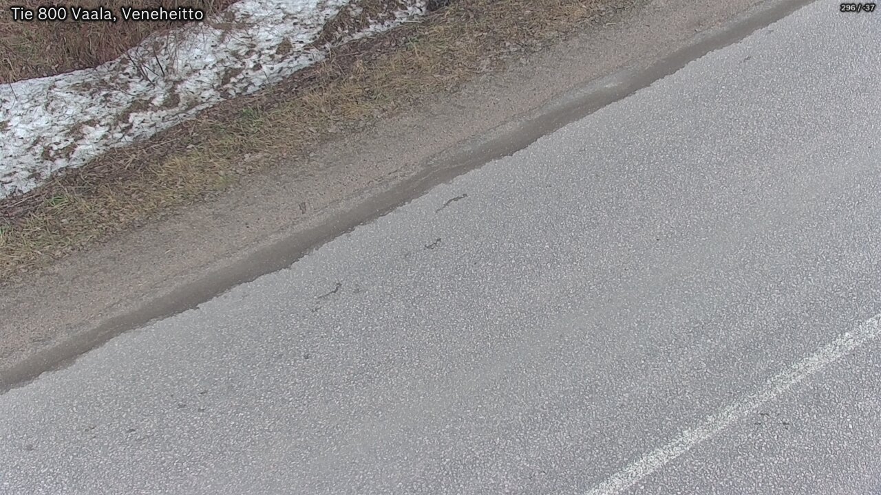 Weather Camera Image Väg 800 Vaala, Veneheitto, Vaala, Pohjois-Pohjanmaa