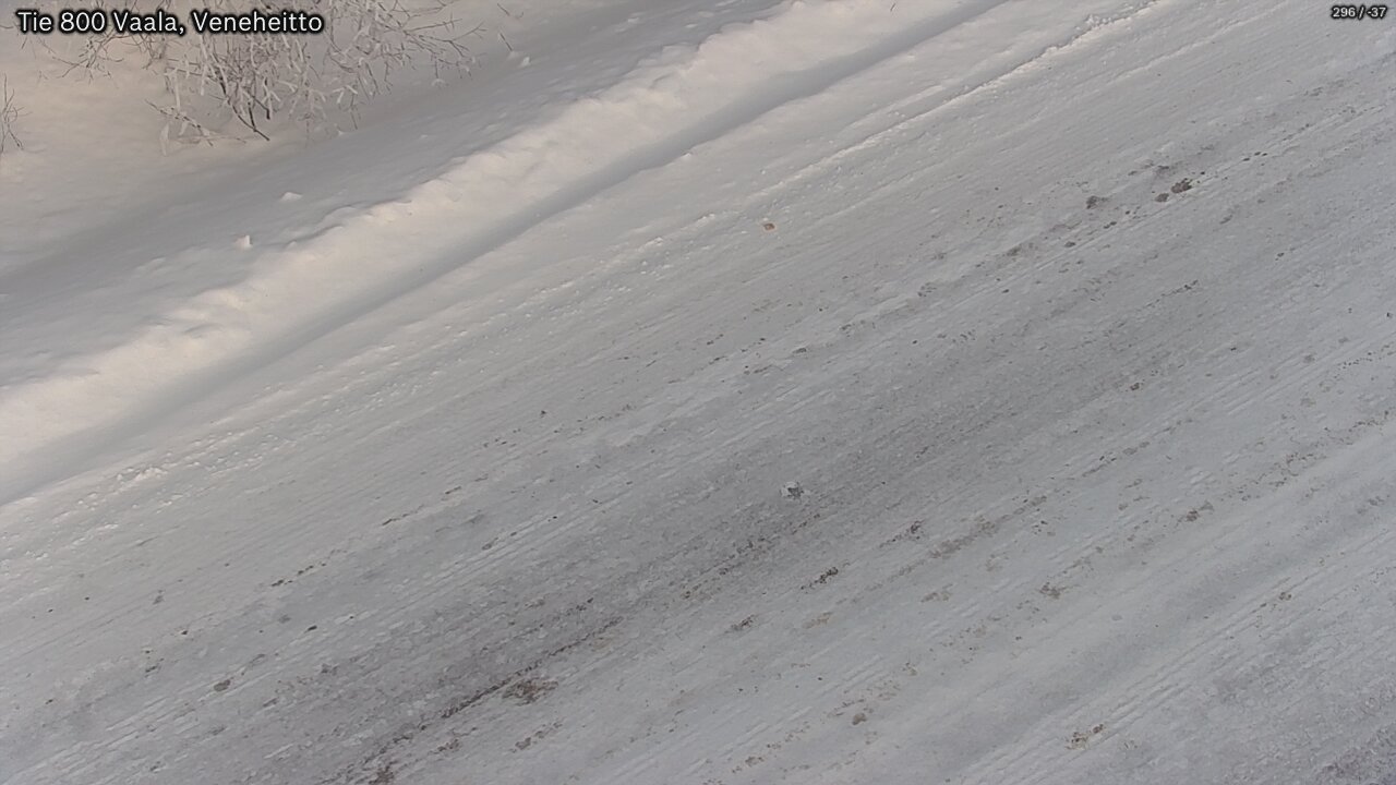 Weather Camera Image Road 800 Vaala, Veneheitto, Vaala, Pohjois-Pohjanmaa