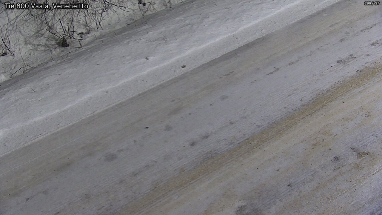 Weather Camera Image Väg 800 Vaala, Veneheitto, Vaala, Pohjois-Pohjanmaa