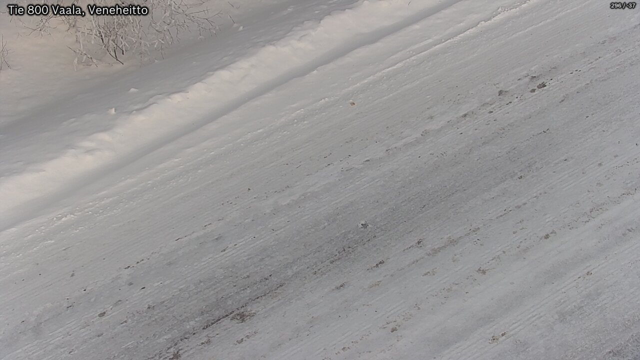Weather Camera Image Road 800 Vaala, Veneheitto, Vaala, Pohjois-Pohjanmaa