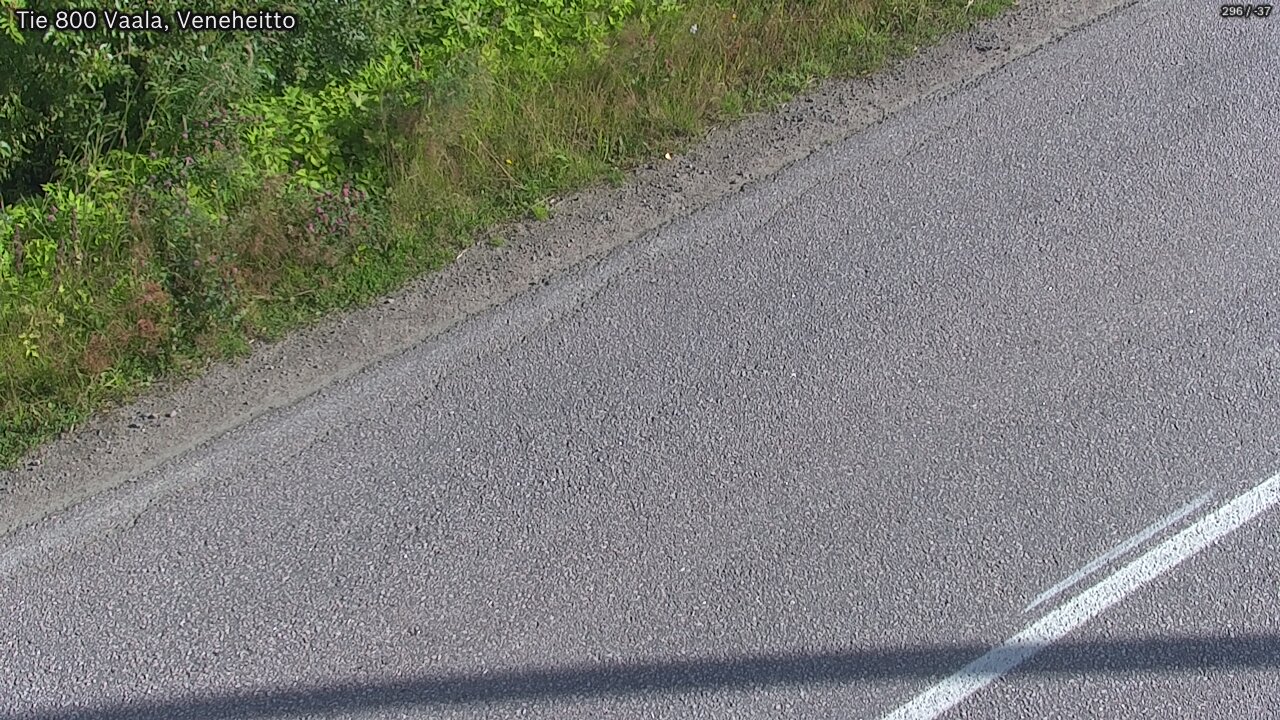 Weather Camera Image Väg 800 Vaala, Veneheitto, Vaala, Pohjois-Pohjanmaa