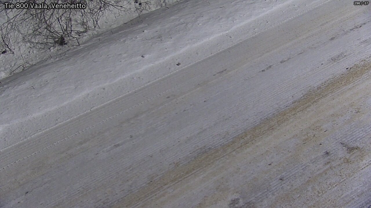 Weather Camera Image Väg 800 Vaala, Veneheitto, Vaala, Pohjois-Pohjanmaa