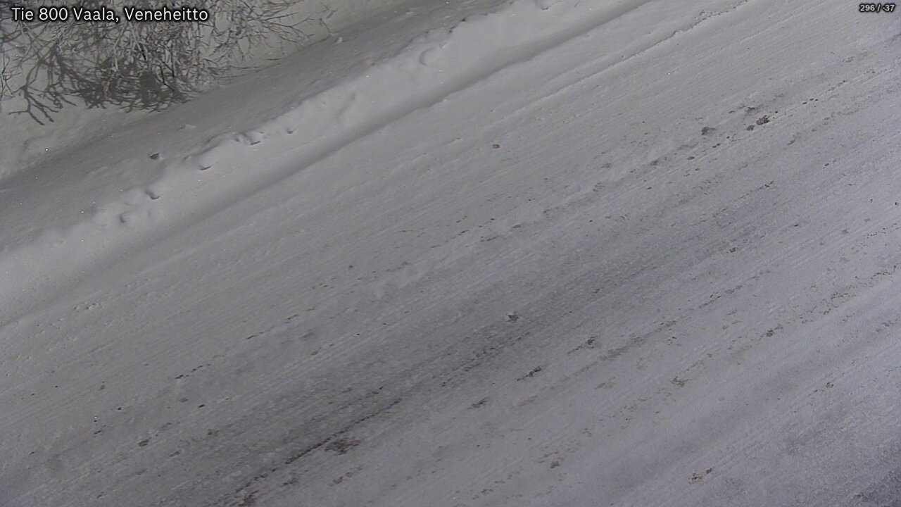 Weather Camera Image Road 800 Vaala, Veneheitto, Vaala, Pohjois-Pohjanmaa