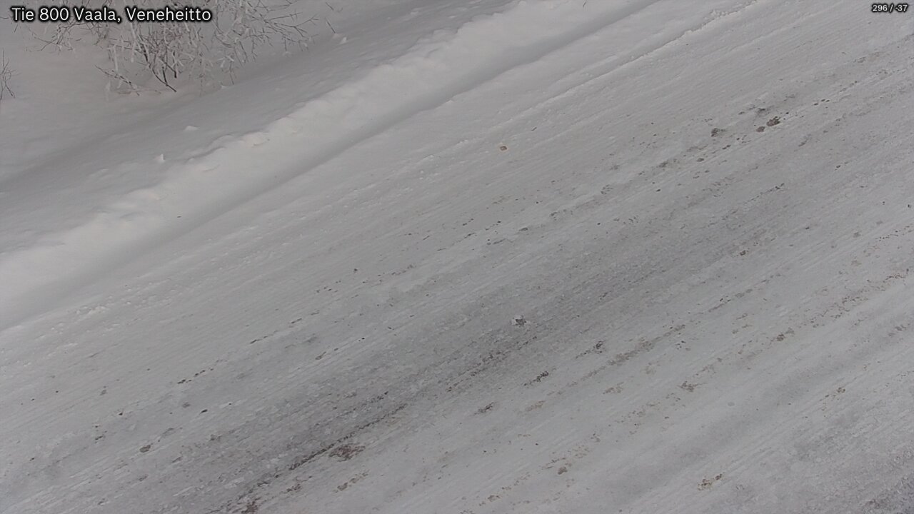 Weather Camera Image Road 800 Vaala, Veneheitto, Vaala, Pohjois-Pohjanmaa