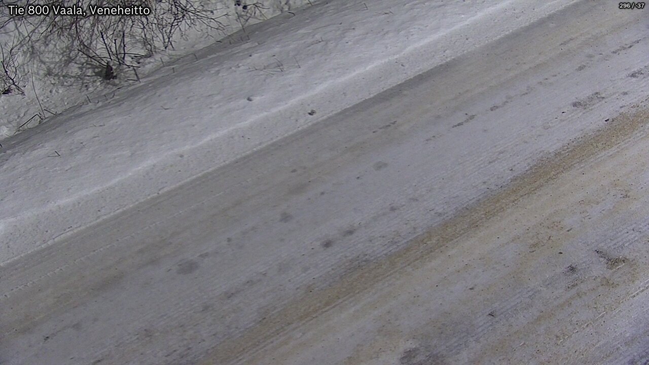 Weather Camera Image Väg 800 Vaala, Veneheitto, Vaala, Pohjois-Pohjanmaa