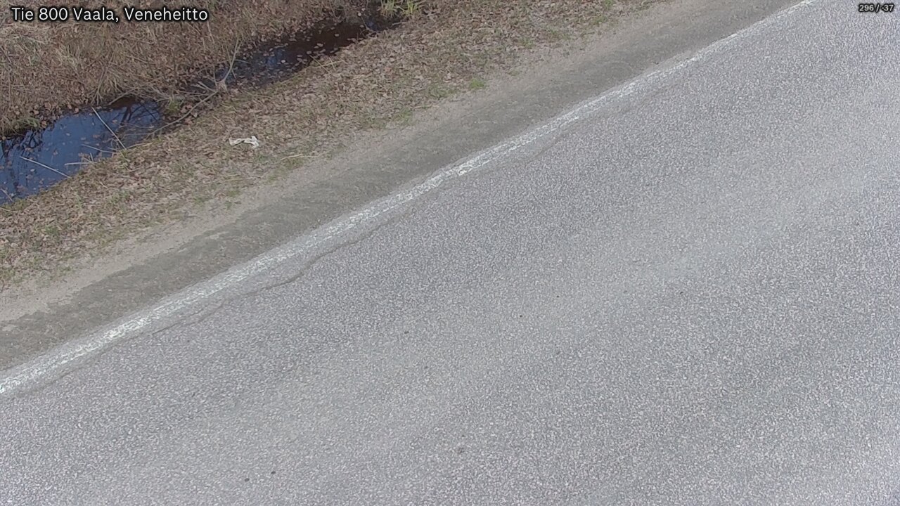 Weather Camera Image Väg 800 Vaala, Veneheitto, Vaala, Pohjois-Pohjanmaa