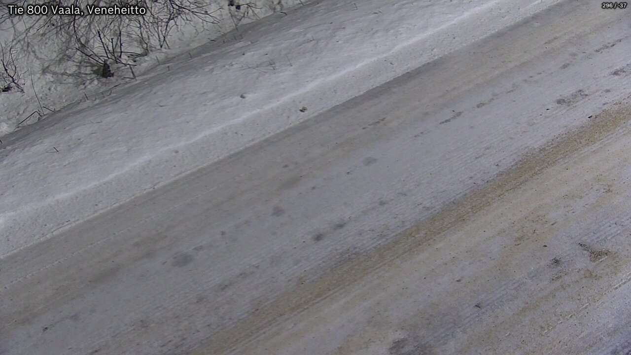 Weather Camera Image Väg 800 Vaala, Veneheitto, Vaala, Pohjois-Pohjanmaa