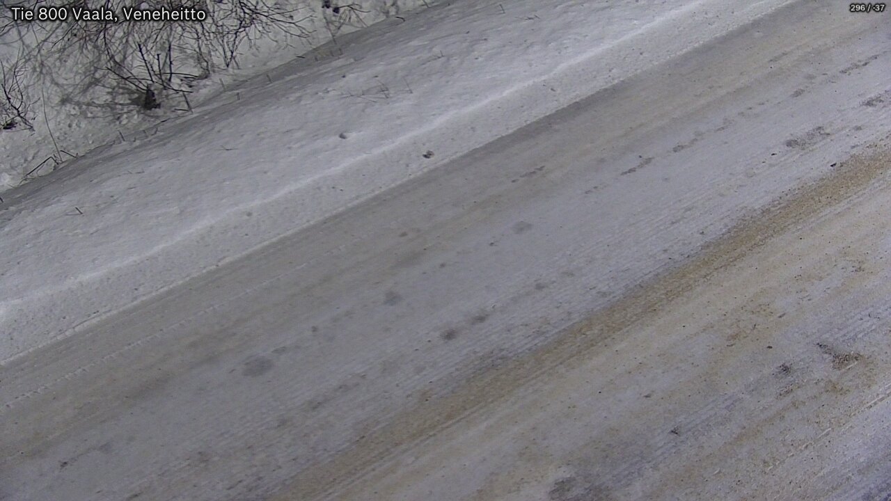 Weather Camera Image Väg 800 Vaala, Veneheitto, Vaala, Pohjois-Pohjanmaa