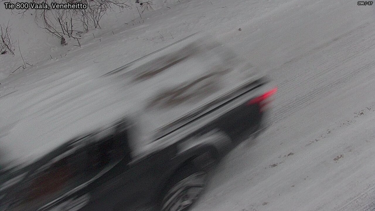 Weather Camera Image Väg 800 Vaala, Veneheitto, Vaala, Pohjois-Pohjanmaa