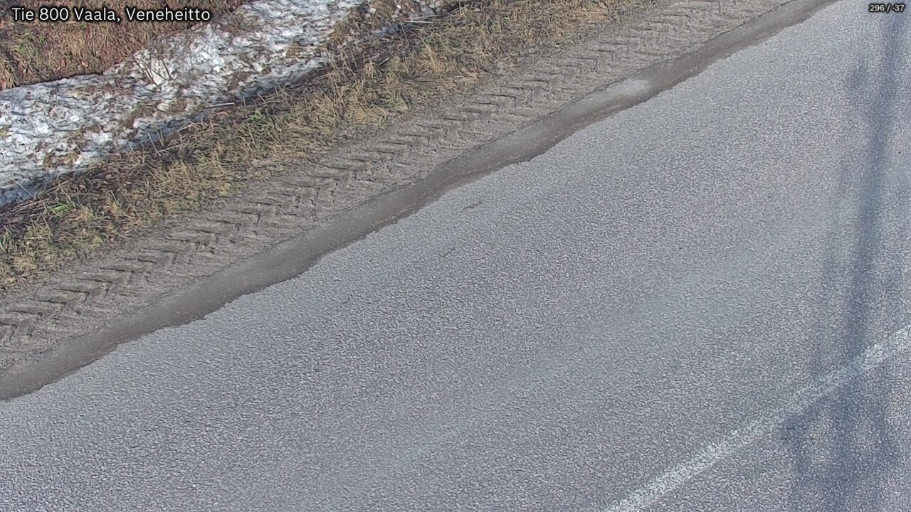 Weather Camera Image Väg 800 Vaala, Veneheitto, Vaala, Pohjois-Pohjanmaa