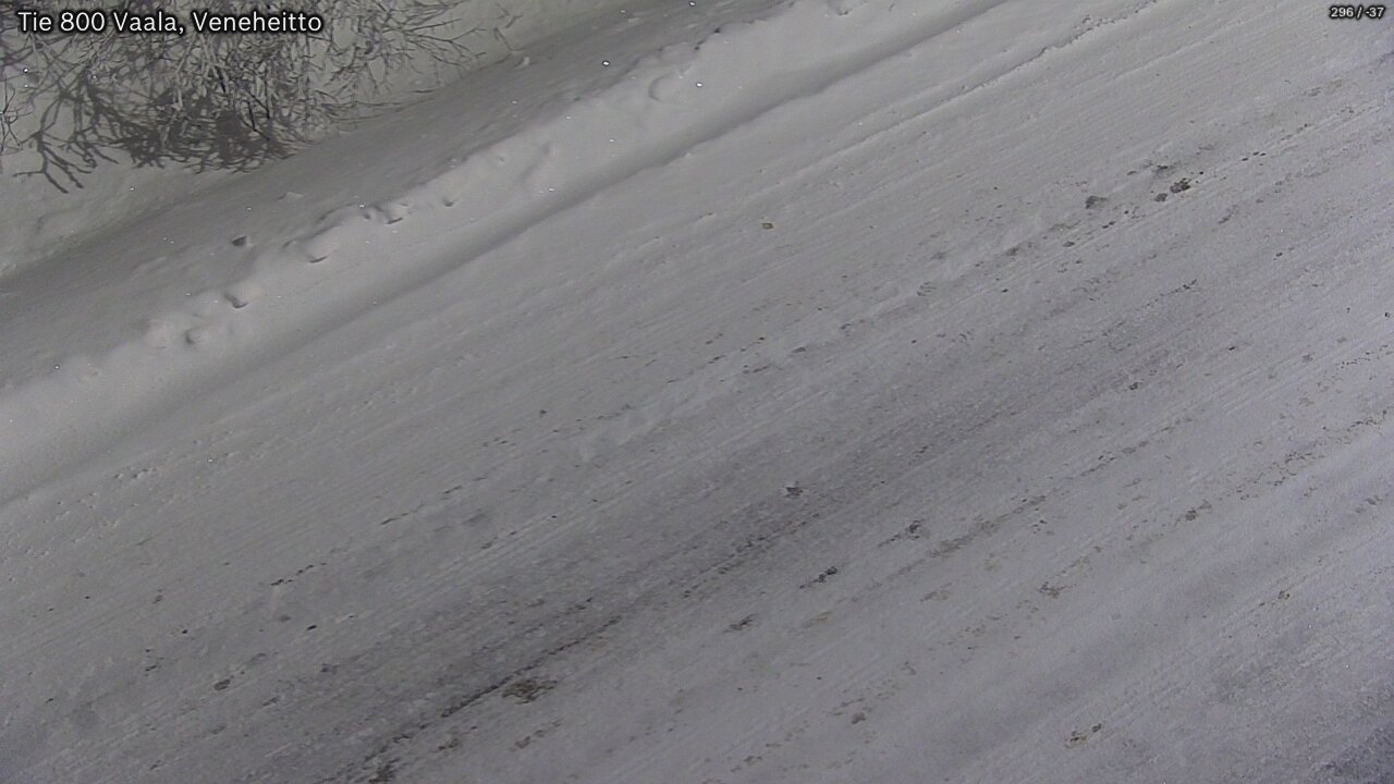 Weather Camera Image Road 800 Vaala, Veneheitto, Vaala, Pohjois-Pohjanmaa