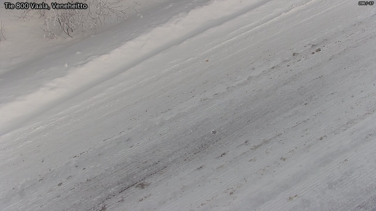 Weather Camera Image Road 800 Vaala, Veneheitto, Vaala, Pohjois-Pohjanmaa