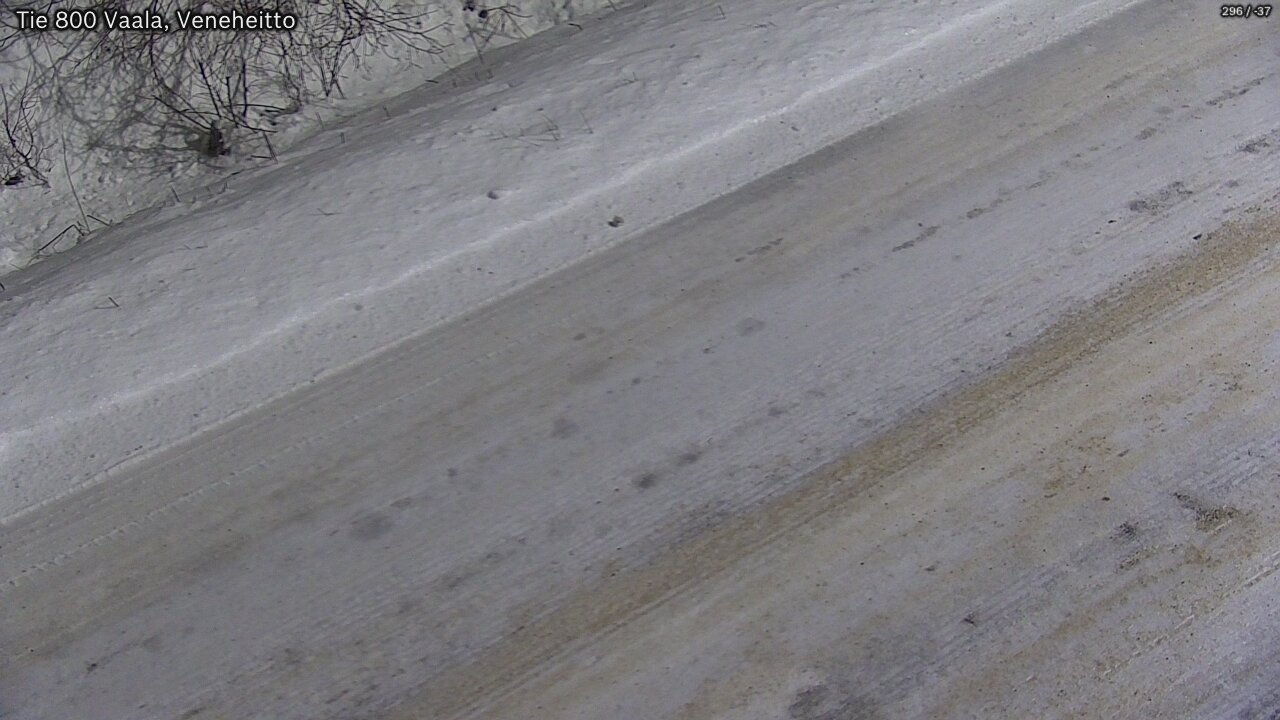 Weather Camera Image Väg 800 Vaala, Veneheitto, Vaala, Pohjois-Pohjanmaa