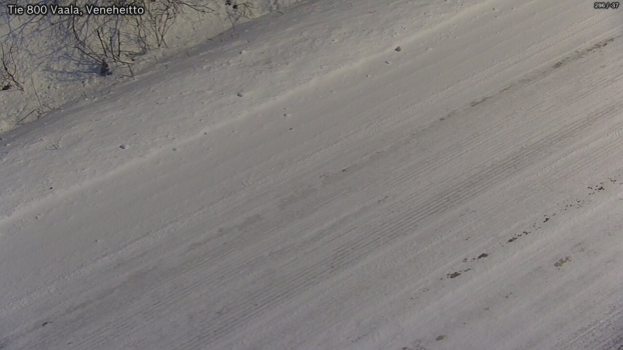 Weather Camera Image Väg 800 Vaala, Veneheitto, Vaala, Pohjois-Pohjanmaa